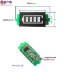 lithium battery capacity indicator module display indicator
