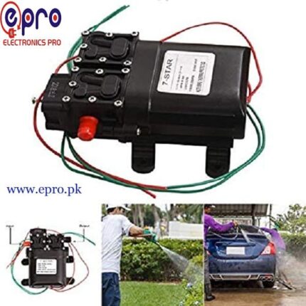 12V 80W DC High Pressure Water Pump 2 in 1 in Pakistan