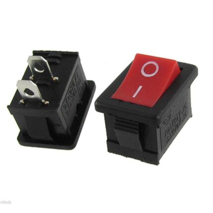 Red-Rocker-Boatlike-Switch-Kcd1-101-250V-6A-2pin