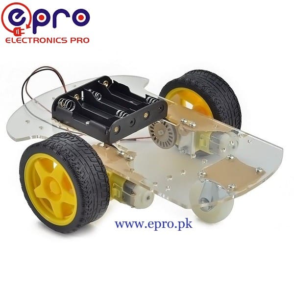 2 Wheel Robot Car Chassis Kit in Pakistan 2 Wheel Car