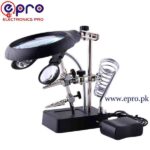 Magnifier with Auxiliary Clip and 5 LED in Pakistan