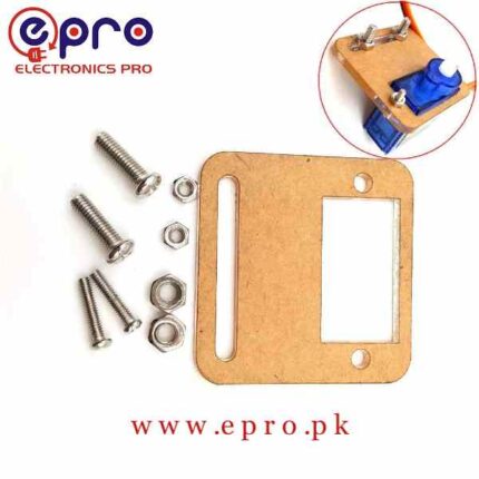 Servo Motor SG90 Acrylic Bracket PMMA for DIY Smart Car RC Robot Helicopter Airplane Boat Control in Pakistan