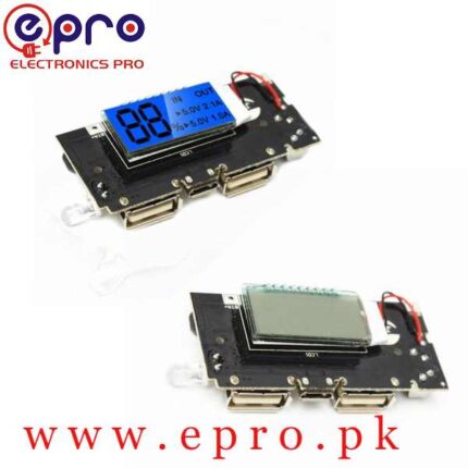 Dual USB 5V 1A 2.1A Power Bank Charging Module Circuit with Digital Display in Pakistan
