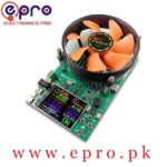 150W Color 2.4 "APP DC USB Tester Electronic Load Battery Monitor Charging Module Discharge Digital Load Control Power Meter in Pakistan