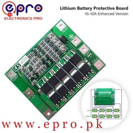 4S 40A Li-ion 18650 BMS PCM Battery Protection Board Balance Lipo Module 14.8V 16.8V in Pakistan