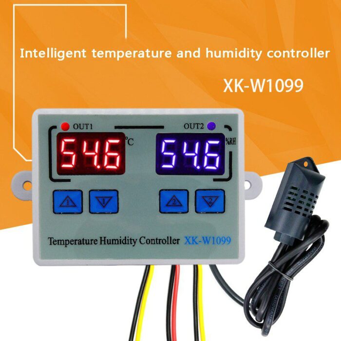 XK-W1099 Digital Temperature Humidity Controller Home Fridge Thermostat Humidistat Thermometer Price in Pakistan - Image 4