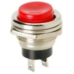 Momentary SPST Panel Mount Push Button Switch