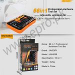 JM-6098 66 in 1 Screwdriver Set Hand Tool Kit JM6098 Professional Screwdriver Repair Tool Set