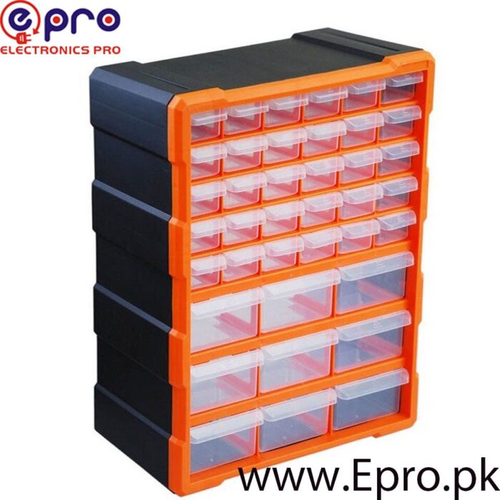 39 Drawers Storage Box Cabinet Tool Box Plastic Box Price in Pakistan - Image 3