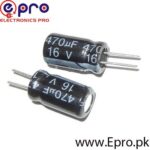 470UF 16V Aluminum Electrolytic Capacitor
