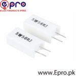 Resistor 5 Watt 56 Ohm Resistance Axial Lead Ceramic Cement Power Resistor 5w56RJ