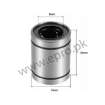 LM8UU Linear Ball Bearing Bushing CNC 8X15X24MM for 3D Printers Parts