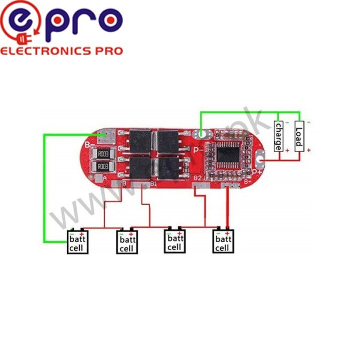 4S 20A BMS Li-ion Battery Protection Board Charging Module - Image 2