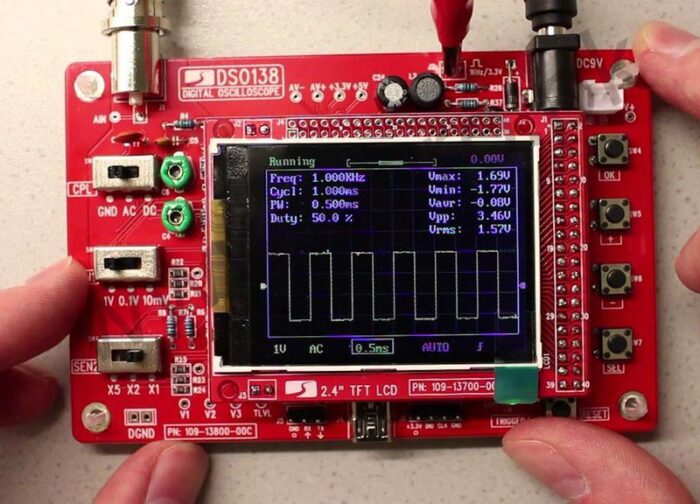 Fully Assembled DSO138 2.4″ TFT Digital Oscilloscope - Image 3