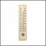 MINI WOODEN THERMOMETER C/F Temperature Wall Mounted/Hung Indoor/Outdoor Climate
