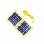 Mini Solar panel Double Solar Plates 9v 200mAh output 1.8 Watt DC&USB jack for output