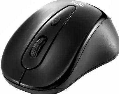Intex Style Wireless Optical Mouse (2.4GHz Wireless, Black)