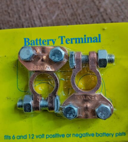 Battery Terminal 100% Copper 1Pair
