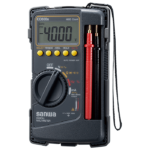 Digital Multimeter Sanwa CD800a in Pakistan BR1263 Digital Multimeter (Sanwa) CD800a Sanwa model CD800a all in one digital multimeter Features: 3-3 / 4 digits 4000 count 0.7% best accuracy Capacitance measurement Not suitable for measurement of condensers with large leak current. Frequency measurement (AC sine wave only) Data hold / Range hold Relative value Auto power off (30min.) (cancelable) Low power ohm (input voltage 0.4V) at continuity range Solid & protective body cover that can also be used as a tilt stand Chip holder behind the body cover Display: numeral display 4000 Sampling rate : 2 times / sec. AC frequency bandwidth: 40?400Hz Packages Include: 1 x Digital Multimeter Sanwa CD800a in Pakistan