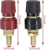 XtremeAmazing 5/16 Inch Battery Terminal Stud Remote Battery Binding Post Power Junction Connector Terminal Kit Pack of 2 - Image 2