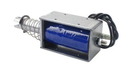 LY019 strong push-pull electromagnet DC12v24v traction solenoid telescopic rod stroke 23mm electromagnetic lock