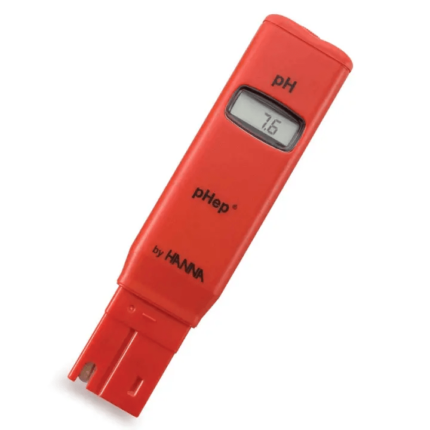 Hanna (HI98107) pHep Economical pH Test / Tester Meter for Aquarium Pool Water Laboratory 0.0 to 14.0 pH Measurement