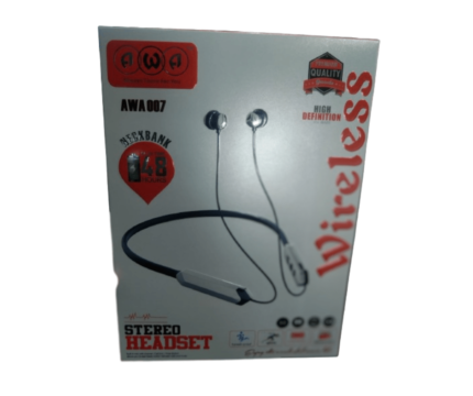 Wireless High Definition Stereo Handset Freestyle Wireless Neckband AWA 007
