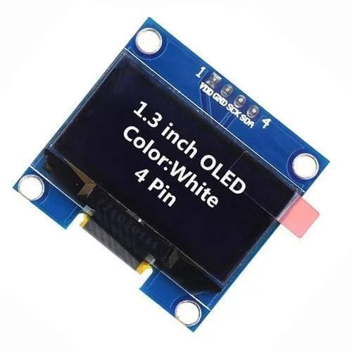 OLED 1.3 Inch Display Module 128X64 I2C Communicate 4Pin SSD1106 Bluetext Color - Image 1