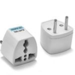 3 To 2 Pin Shoe - European To Universal Plug Adapter / 10A 3 Pin Male Power Cord Plug In Pakistan