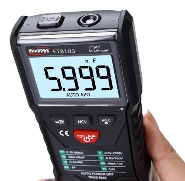 LCD Auto Measure Multimeter WINAPEX ET8103