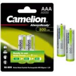 Camelion AAA Batteries Rechargeable 800mAh