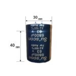 6800uf 63V Electrolytic Capacitor - Image 2