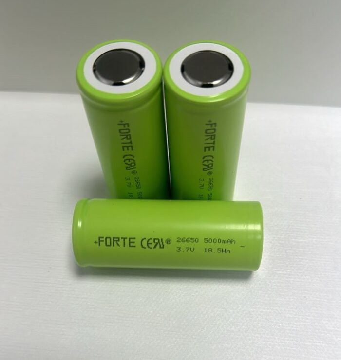 26650 Lithium Battery cell 3.7V 18.5Wh 5000mah | hallroad - Image 2