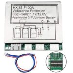 18650 Battery Protection Board Hx-3s-f100a 100a 3s Bms