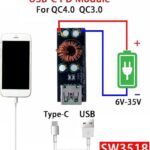 SW3518 Quick Fast Charge Adapter Module 6-35V DC to USB PD QC4.0 PD3.0 Type-C - Support VOOC