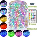 RGB LED Strip 5V USB Indoor Lights with Multi-Color & Strobe Effects