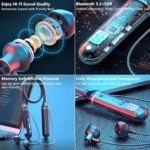 UCCI UN-02 Wireless Earphones Neckband– Premium Sound & Seamless Connectivity - Image 2