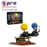 DIY Solar System Building Blocks Set – Earth, Moon & Sun Motion Model | Educational STEM Toy for Kids