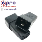 C13/C14 Rewireable Power Connector Plug Set – 10A 250V AC 3-Pin Male & Female Black