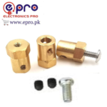 DOLUNTO Brass Shaft Coupler – High Quality Motor Shaft Connector for DIY Robotics