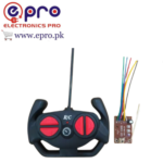 4-Channel 27MHz RC Transmitter & Receiver Board Set – Wheel-Style Remote Control System for Toy Cars
